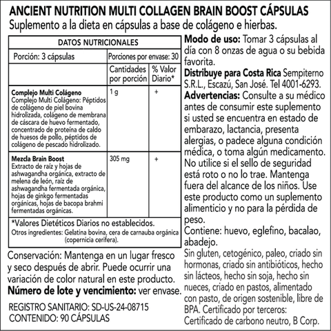 Multi Colágeno Brain Boost