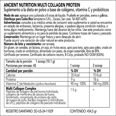 Proteína Multi Colágeno