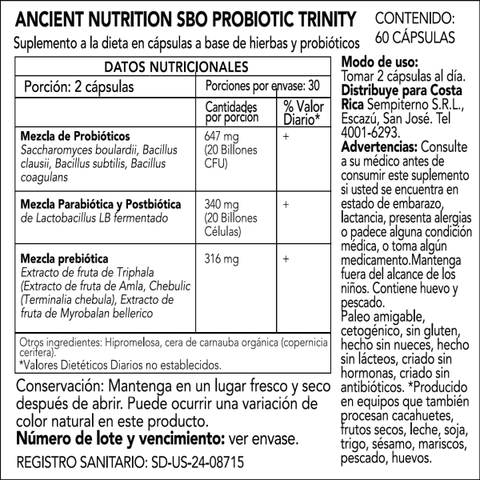 SBO Trinity Probiotics